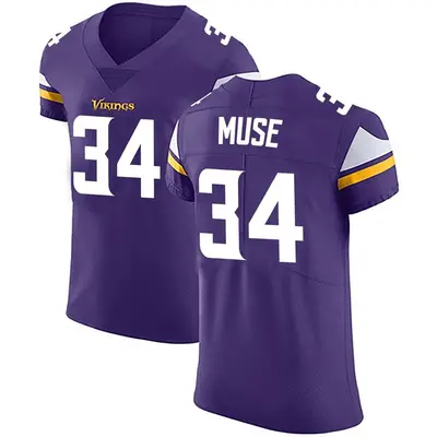 Men's Elite Nick Muse Minnesota Vikings Purple Team Color Vapor Untouchable Jersey