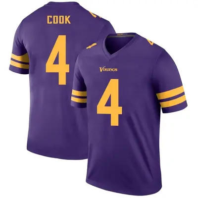 Men's Legend Dalvin Cook Minnesota Vikings Purple Color Rush Jersey