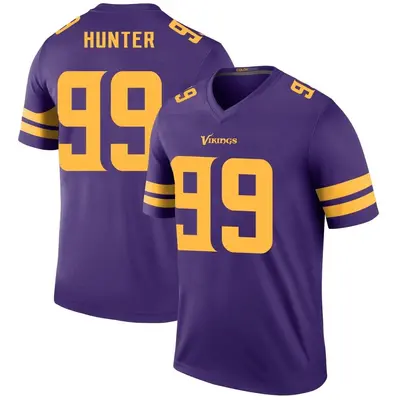 Men's Legend Danielle Hunter Minnesota Vikings Purple Color Rush Jersey