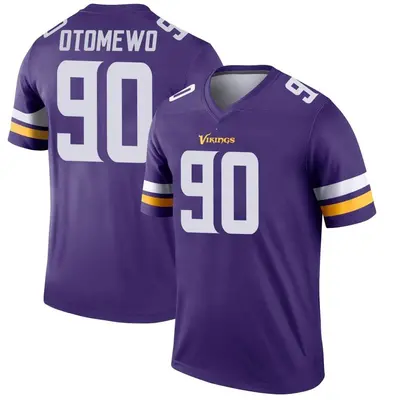 Men's Legend Esezi Otomewo Minnesota Vikings Purple Jersey