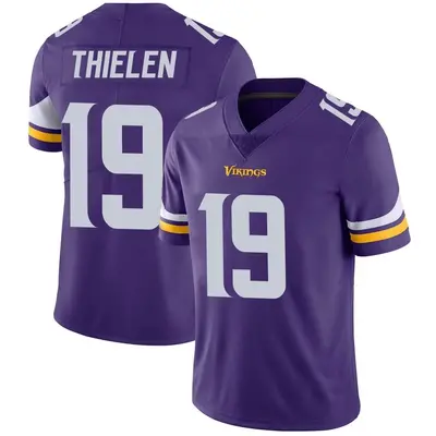 Men's Limited Adam Thielen Minnesota Vikings Purple Team Color Vapor Untouchable Jersey