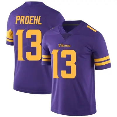 Men's Limited Blake Proehl Minnesota Vikings Purple Color Rush Jersey