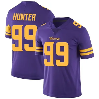 Men's Limited Danielle Hunter Minnesota Vikings Purple Color Rush Jersey