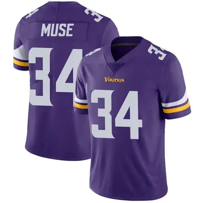 Men's Limited Nick Muse Minnesota Vikings Purple Team Color Vapor Untouchable Jersey