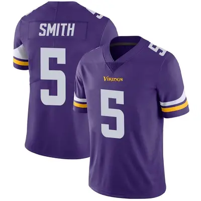 Men's Limited Tye Smith Minnesota Vikings Purple Team Color Vapor Untouchable Jersey