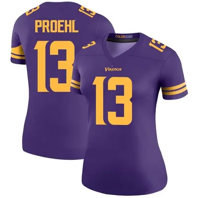 Women's Legend Blake Proehl Minnesota Vikings Purple Color Rush Jersey
