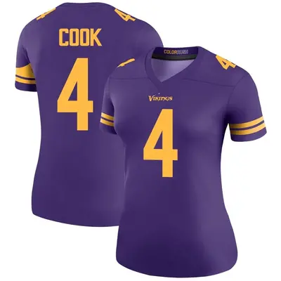 Women's Legend Dalvin Cook Minnesota Vikings Purple Color Rush Jersey