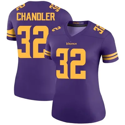 Women's Legend Ty Chandler Minnesota Vikings Purple Color Rush Jersey