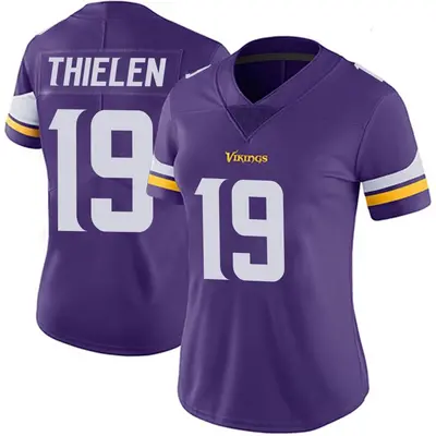 Women's Limited Adam Thielen Minnesota Vikings Purple Team Color Vapor Untouchable Jersey
