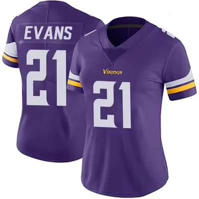 Women's Limited Akayleb Evans Minnesota Vikings Purple Team Color Vapor Untouchable Jersey