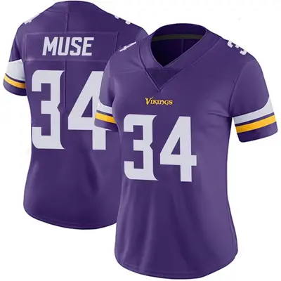 Women's Limited Nick Muse Minnesota Vikings Purple Team Color Vapor Untouchable Jersey