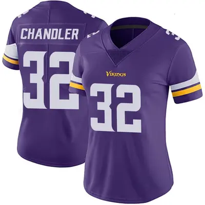 Women's Limited Ty Chandler Minnesota Vikings Purple Team Color Vapor Untouchable Jersey