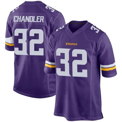 Youth Game Ty Chandler Minnesota Vikings Purple Team Color Jersey