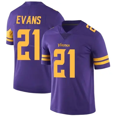 Youth Limited Akayleb Evans Minnesota Vikings Purple Color Rush Jersey