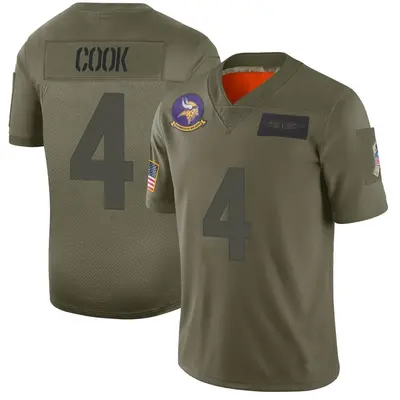 Youth Limited Dalvin Cook Minnesota Vikings Camo 2019 Salute to Service Jersey