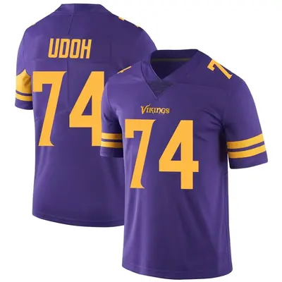 Youth Limited Olisaemeka Udoh Minnesota Vikings Purple Color Rush Jersey